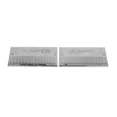 Накладки на внутрішні пороги Carmos V2 (2 шт, нерж) для Citroen Jumper 2007-2025 рр