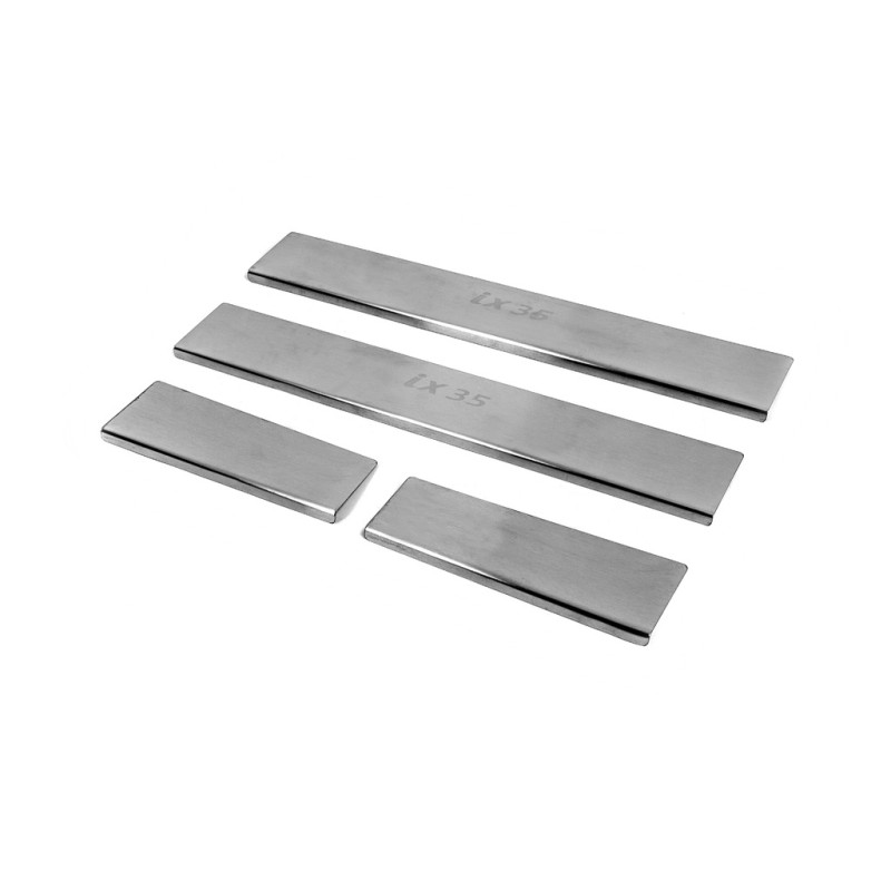 Накладки на пороги Carmos V3 (4 шт, нерж) для Hyundai IX-35 2010-2015 рр