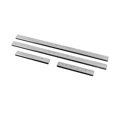 Накладки на пороги Carmos V3 (4 шт, нерж) для Nissan NP300 1999-2015