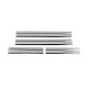Накладки на пороги Carmos V2 (4 шт, нерж) для Volkswagen Amarok 2010-2022 гг