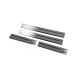 Накладки на пороги Carmos V2 (4 шт, нерж) для Volkswagen Amarok 2010-2022 гг