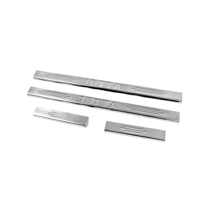 Накладки на пороги Carmos V2 (4 шт, нерж) для Volkswagen Jetta 2006-2011 рр