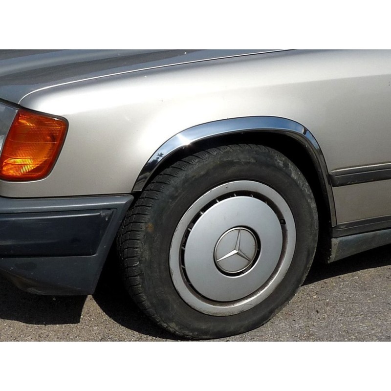 Накладки на арки 1985-1989 (4 шт, нерж) для Mercedes E-сlass W124