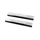 Накладки на пороги Carmos V3 (2 шт, нерж) для Volkswagen T5 Transporter 2003-2010 рр