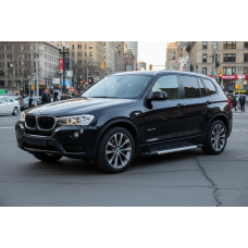 Боковые Подножки Vision New Grey (2 шт., Алюминий) для BMW X3 F-25 2011-2018 гг