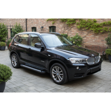 Боковые Подножки Vision New Black (2 шт., Алюминий) для BMW X3 F-25 2011-2018 гг