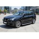 Боковые Подножки Tayga Grey (2 шт., Алюминий) для BMW X3 F25 2011-2018 гг