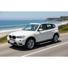 Боковые Подножки RedLine (2 шт., Алюминий) для BMW X3 F-25 2011-2018 гг