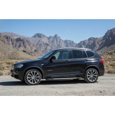Бокові пороги Line (2 шт., Алюміній) для BMW X3 F25 2011-2018 рр