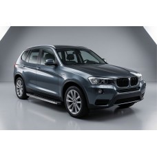 Боковые Подножки BlackLine (2 шт., Алюминий) для BMW X3 F25 2011-2018 гг