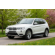 Боковые пороги Allmond Grey (2 шт., алюминий) для BMW X3 F25 2011-2018 гг