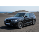 Боковые Подножки Allmond Black (2 шт., Алюминий) для BMW X3 F25 2011-2018 гг