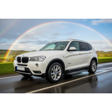 Боковые Подножки Rainbow (2 шт., Алюминий) для BMW X3 F-25 2011-2018 гг