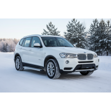 Боковые Подножки Maya V2 (2 шт., Алюминий) для BMW X3 F-25 2011-2018 гг
