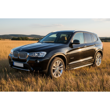 Боковые Подножки Duru (2 шт., Алюминий) для BMW X3 F-25 2011-2018 гг