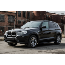 Боковые Подножки Bosphore Black (2 шт., Алюминий) для BMW X3 F-25 2011-2018 гг