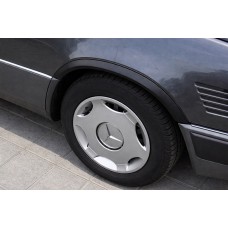Расширители арок 1989-1995 (4 шт, черные, ABS-пластик) для Mercedes E-сlass W124