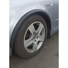 Накладки на арки (4 шт, чорні, ABS-пластик) для Ауди A4 B6 2000-2004 рр
