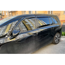 Ветровики Grand (4 шт, HIC) для Citroen C-4 Picasso 2013-2022 гг