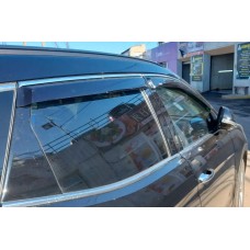Вітровики з хромованим молдингом молдингом (4 шт, HIC) для Infiniti FX 2008-2012 рр