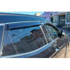 Вітровики з хромованим молдингом молдингом (4 шт, HIC) для Infiniti FX 2008-2012 рр