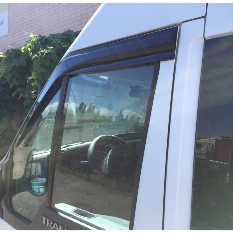 Ветровики (2 шт, Sunplex Sport) для Ford Transit 2000-2014 гг