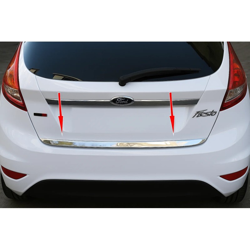 Кромка багажника (нерж.) OmsaLine - Італійська нержавійка для Ford Fiesta 2008-2017 рр Кромка багажника (нерж.) OmsaLine - Італійська нержавійка для Ford Fiesta 2008-2017 рр