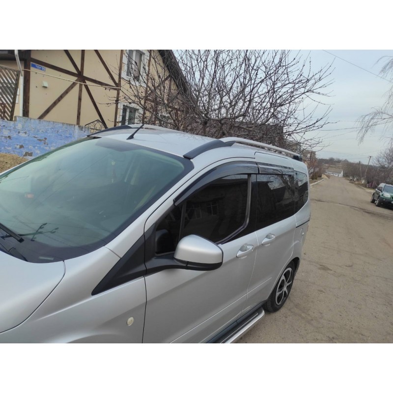 Ветровики (4 шт, Sunplex Sport) для Ford Courier 2014-2023 гг
