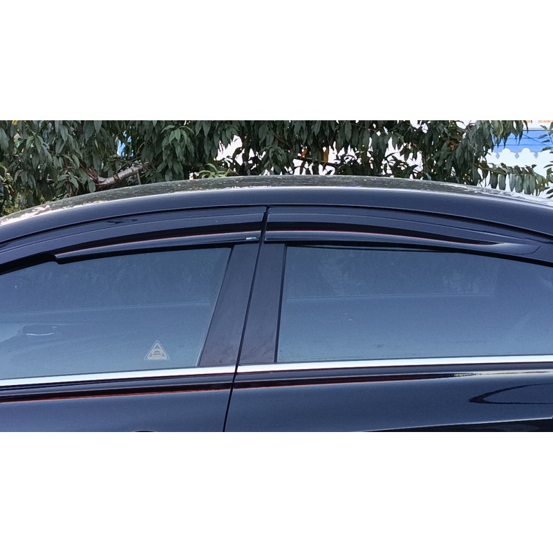 Ветровики на окна (4 шт., Sunplex Sport) для Hyundai Sonata YF 2010-2014 гг Ветровики на окна (4 шт., Sunplex Sport) для Hyundai Sonata YF 2010-2014 гг
