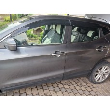 Вітровики (4 шт., Sunplex Sport) для Nissan Qashqai 2014-2021 рр