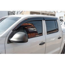 Ветровики (4 шт., Sunplex Sport) для Volkswagen Amarok 2010-2022 гг