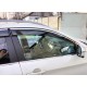 Вітровики з хромом (4 шт., Sunplex Chrome) для Nissan Qashqai 2014-2021 рр
