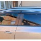 Вітровики з хром із смужкою HB/SD (4 шт, Sunplex Chrome) для Opel Astra J 2009-2015 рр