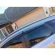 Вітровики з хром із смужкою HB/SD (4 шт, Sunplex Chrome) для Opel Astra J 2009-2015 рр