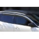 Вітровики з хромом (4 шт., Sunplex Chrome) для Peugeot 3008 2016-2023 рр
