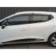 Вітровики з хромом (4 шт., Sunplex Chrome) для Renault Clio V 2019- рр
