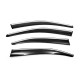 Вітровики з хромом Liftback (4 шт., Sunplex Chrome) для Skoda Octavia III A7 2013-2019рр
