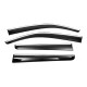 Ветровики с хромом (4 шт, Sunplex Chrome) для Volkswagen Amarok 2010-2022 гг