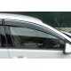 Вітровики з хромом HB (4 шт., Sunplex Chrome) для Volkswagen Golf 7/E-Golf