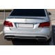 Спойлер Lip (Sunplex, Черный) (130,5см x 5,8см) для Mercedes E-сlass W212 2009-2016 гг