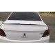 Спойлер LIP (Sunplex, чорний) (118,5см *5,5см) для Peugeot 301