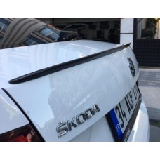 Спойлер LIP (Sunplex, чорний) (115,4см *6см) для Skoda Octavia III A7 2013-2019рр