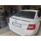 Спойлер LIP (Sunplex, чорний) (115,4см *6см) для Skoda Octavia III A7 2013-2019рр