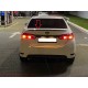 Спойлер LIP (Sunplex, чорний) (118см *6,4см) для Toyota Corolla 2013-2019 рр