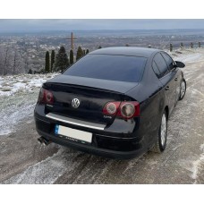 Спойлер LIP (Sunplex, чорний) (115,8см * 6,3см) для Volkswagen Passat B6 2006-2012рр