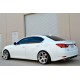 Ветровики с хромированным молдингом (4 шт, HIC) для Lexus GS 2011-2020 гг