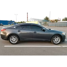 Вітровики з хромованим молдингом SD (4 шт, HIC) для Mazda 6 2012-2024 рр