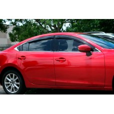 Ветровики SD (4 шт, HIC) для Mazda 6 2012-2024 гг