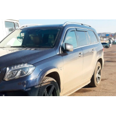 Вітровики з хромованим молдингом (4 шт, HIC) для Mercedes GLE W167 2018- рр