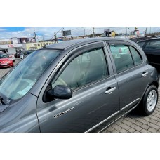 Вітровики (4 шт, HIC) для Nissan Micra K12 2003-2010 рр